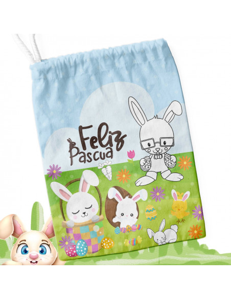 BOLSITAS PASCUA PARA COLOREAR PINTAR