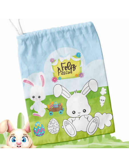 BOLSITAS PASCUA PARA COLOREAR PINTAR