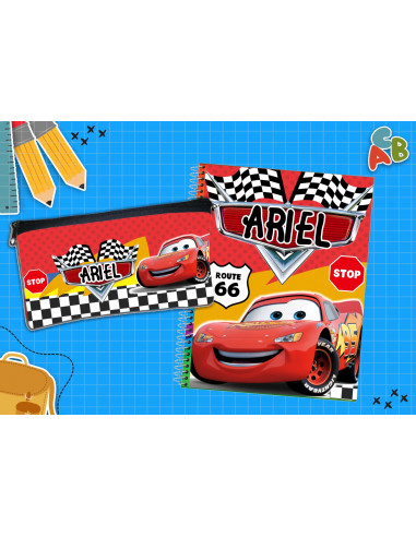 CARTUCHERA + TAPA CUADERNO