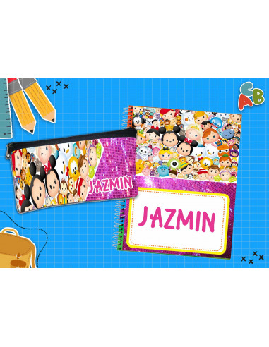 CARTUCHERA + TAPA CUADERNO