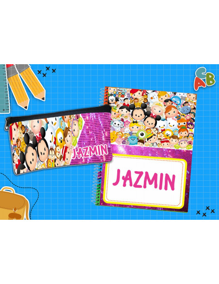 CARTUCHERA + TAPA CUADERNO