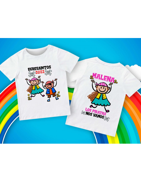 REMERA BARBIJO EGRESADITOS PIRATA