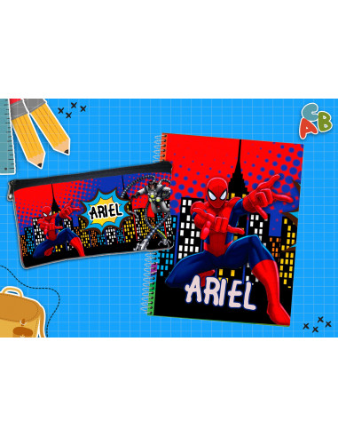 CARTUCHERA + TAPA CUADERNO