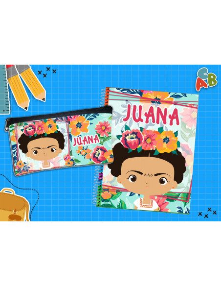 CARTUCHERA + TAPA CUADERNO