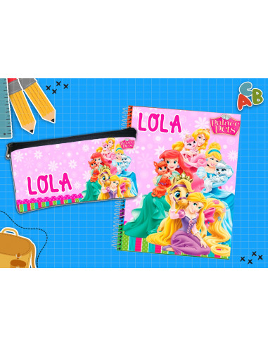 CARTUCHERA + TAPA CUADERNO