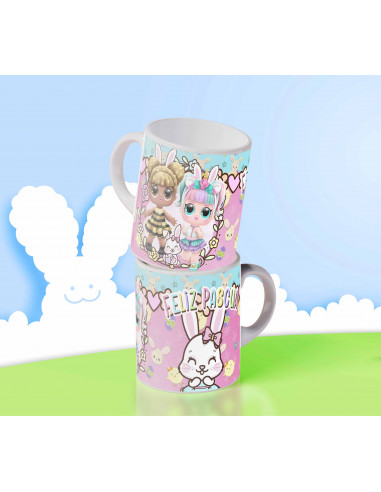 TAZAS PERSONAJES PASCUA