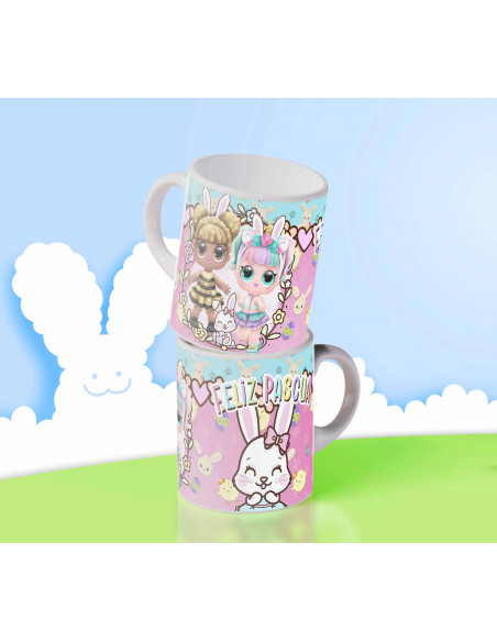 TAZAS PERSONAJES PASCUA