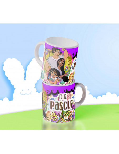 TAZAS PERSONAJES PASCUA