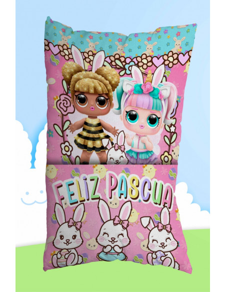 ALMOHADONES CON BOLSILLO PASCUA - PACK 2