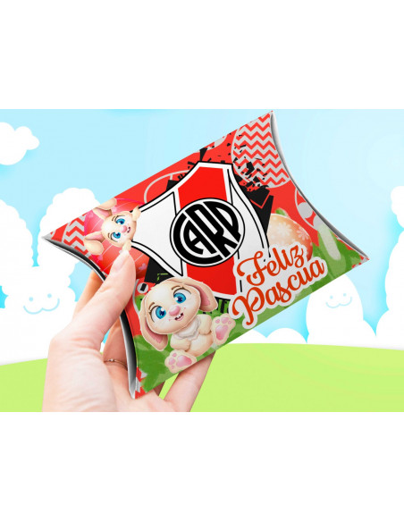CAJA ALMOHADA PASCUA PERSONAJES