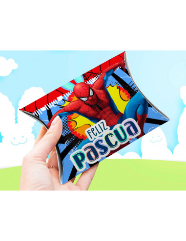 CAJA ALMOHADA PASCUA PERSONAJES