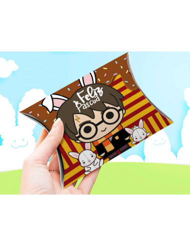 CAJA ALMOHADA PASCUA PERSONAJES