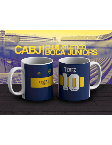 TAZA CAMISETA BOCA JUNIORS 2020