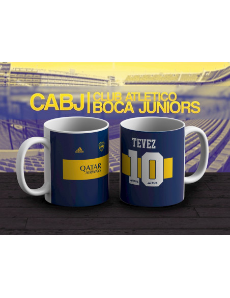 TAZA CAMISETA BOCA JUNIORS 2020
