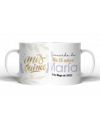 TAZAS 15 AÑOS