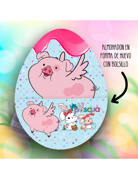 ALMOHADONES HUEVITO PACK 5