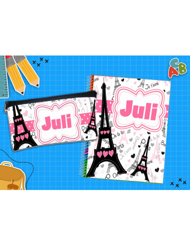 CARTUCHERA + TAPA CUADERNO PACK 2