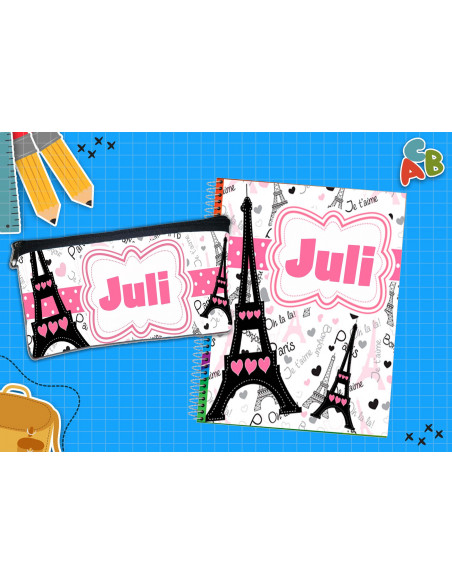 CARTUCHERA + TAPA CUADERNO PACK 2