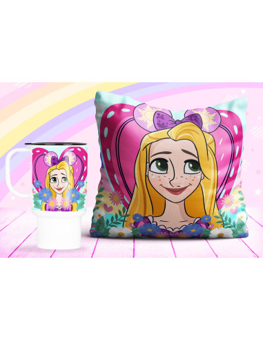 ALMOHADON JARRO PRINCESAS