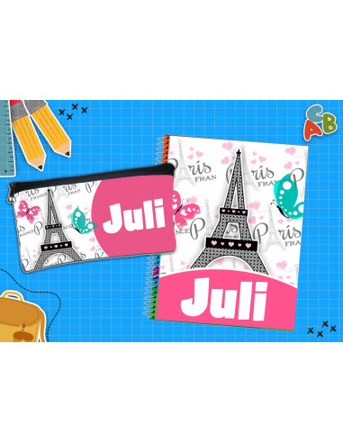 CARTUCHERA + TAPA CUADERNO PACK 2