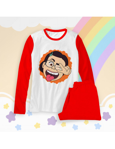 REMERA PIJAMA RED