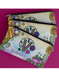 ESTUCHE INICIALES COLORIDA