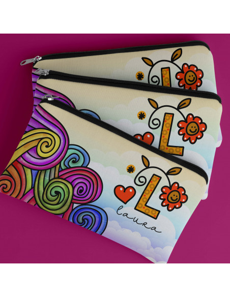 ESTUCHE INICIALES COLORIDA