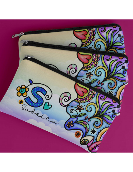 ESTUCHE INICIALES COLORIDA