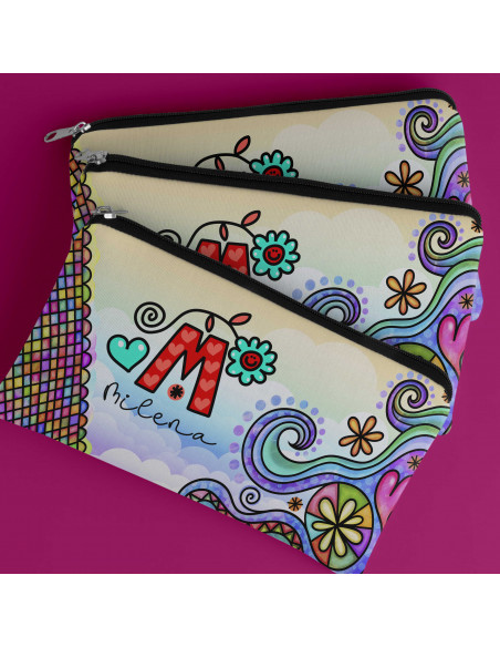 ESTUCHE INICIALES COLORIDA