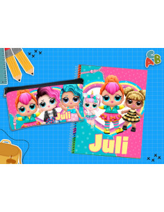 CARTUCHERA + TAPA CUADERNO...