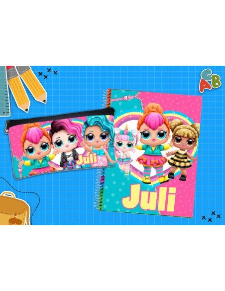 CARTUCHERA + TAPA CUADERNO PACK 2