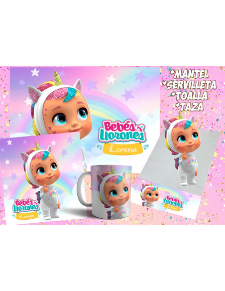 Pack Jardin - Bebes LLorones Unicornio