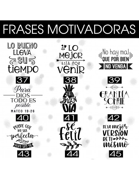 63 FRASES MOTIVADORAS PNG
