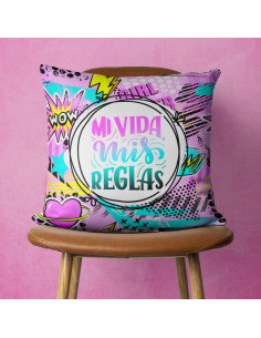 ALMOHADONES + ESTUCHE FRASES