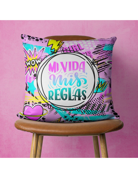 ALMOHADONES + ESTUCHE FRASES