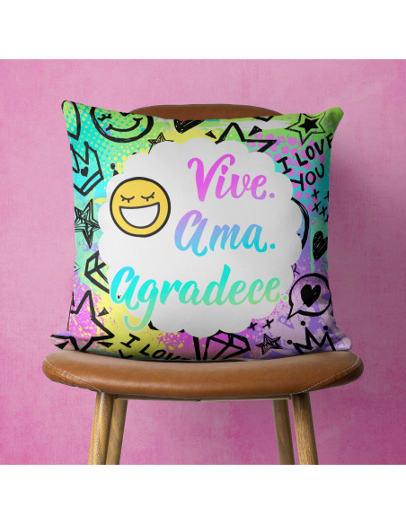 ALMOHADONES + ESTUCHE FRASES