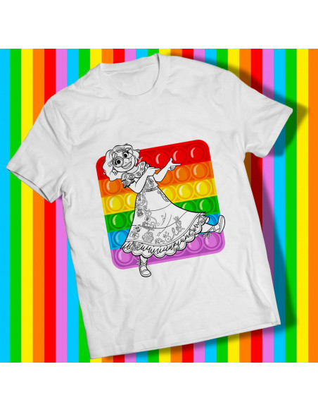 REMERAS PARA PINTAR COLOREAR INFANTILES