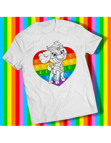REMERAS PARA PINTAR COLOREAR INFANTILES