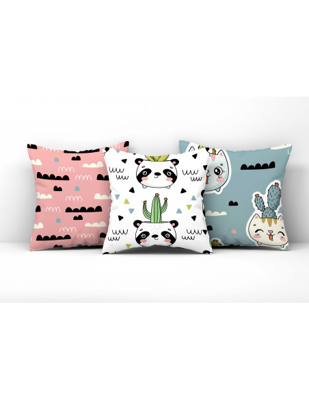 Almohadones fondos infantiles dibujitos