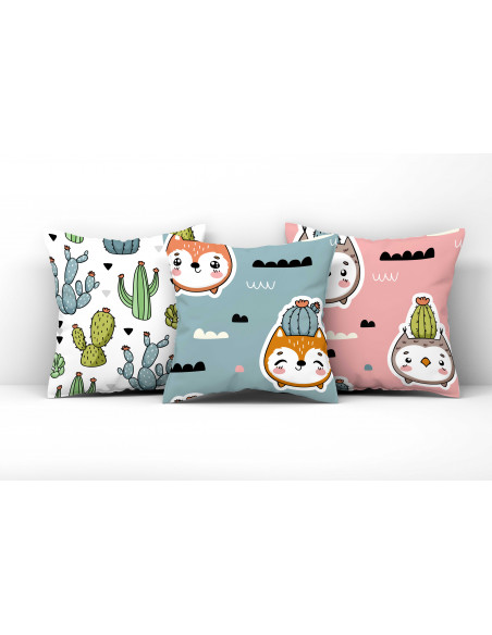 Almohadones fondos infantiles dibujitos
