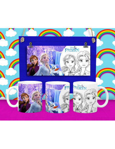 Taza Pintar Colorear Infantiles