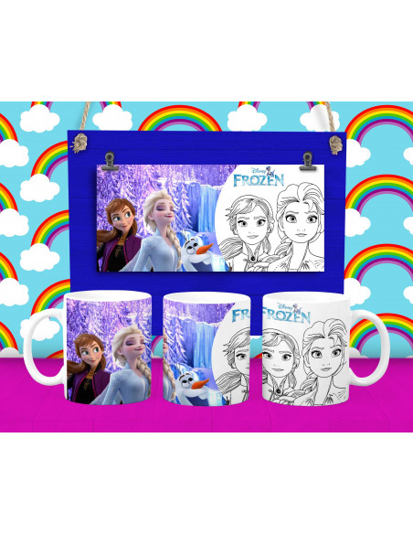 Taza Pintar Colorear Infantiles