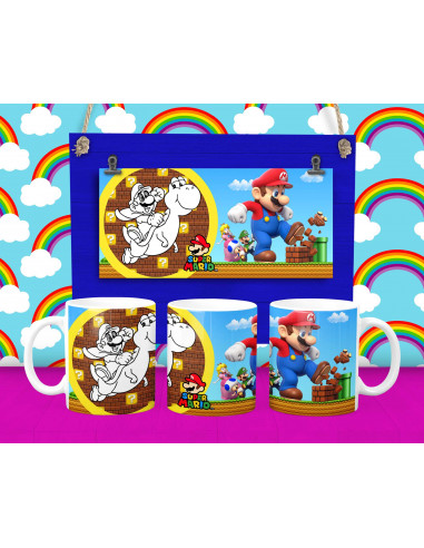 Taza Pintar Colorear Infantiles