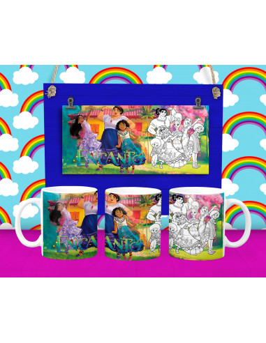 Taza Pintar Colorear Infantiles