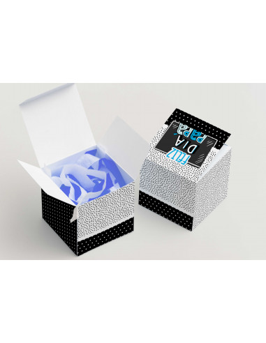 Caja Cubo Sublimación Día del Padre