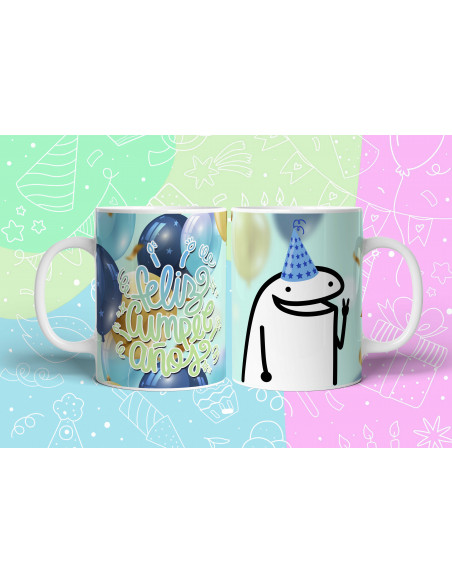 Taza cumpleaños Flork