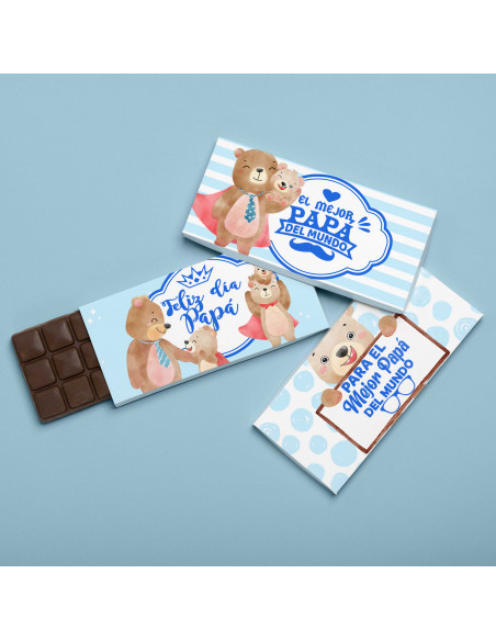 KIT IMPRIMIBLE CHOCOLATINES DIA DEL PADRE