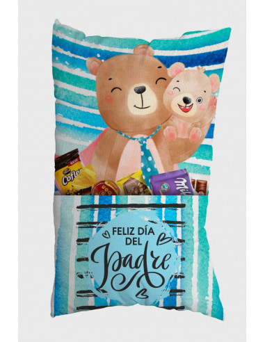 ALMOHADONES CON BOLSILLO DIA DEL PADRE