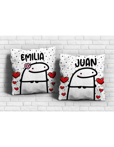 Almohadones amor Flork