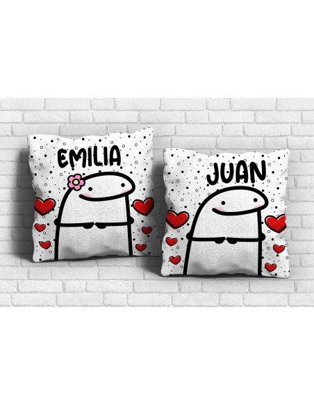 Almohadones amor Flork